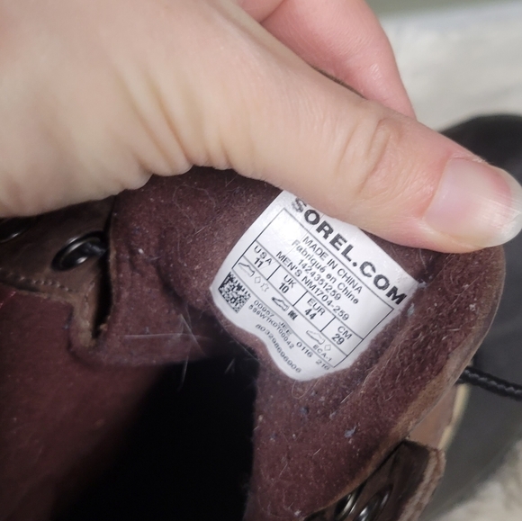 Sorel Mens NM1704-259 Cheyanne Duck Leather Rubber Boots Size 11 Mens main image 5